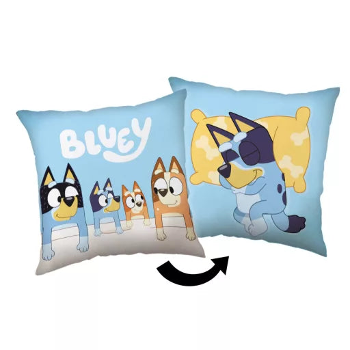 💤 Coussin décoratif – Bluey Sleep – 40 × 40 cm