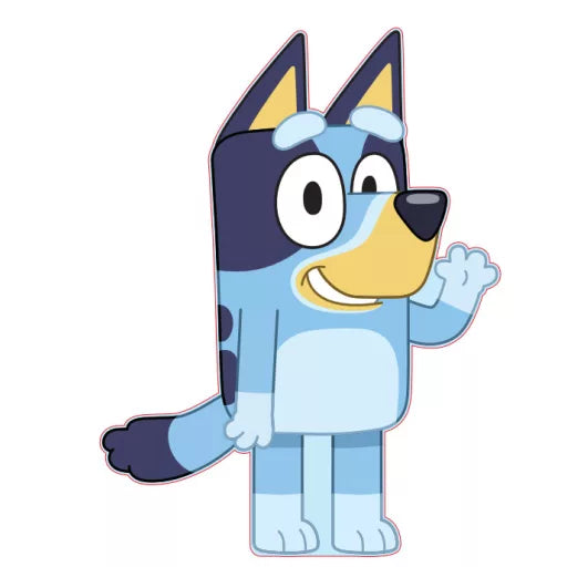 🌊 Coussin décoratif – Bluey Wave – 35 × 27 cm