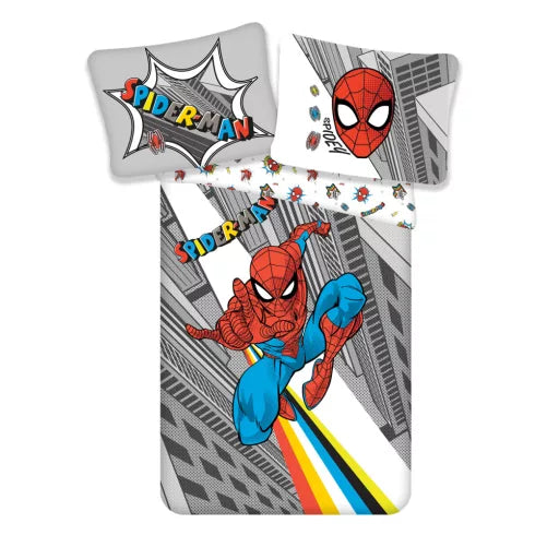 🕷️ Housse de couette Spiderman Pop – 140×200 cm + taie 70×90 cm