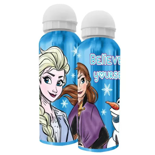 ❄️ Bouteille Disney Frozen Believe en aluminium avec bouchon – 500 ml