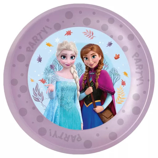 ❄️ Lot de 2 assiettes plates Disney Frozen – 21 cm