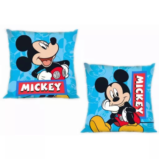 😀🐭 Taie d’oreiller – Disney Mickey Smile – 40x40 cm – 100 % coton – coussin inclus