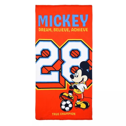 🏅 Serviette de bain Disney – Mickey Champion