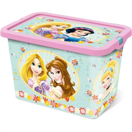 👑☕📦 Boîte de rangement – Disney Princesses Tea Party – 7 L