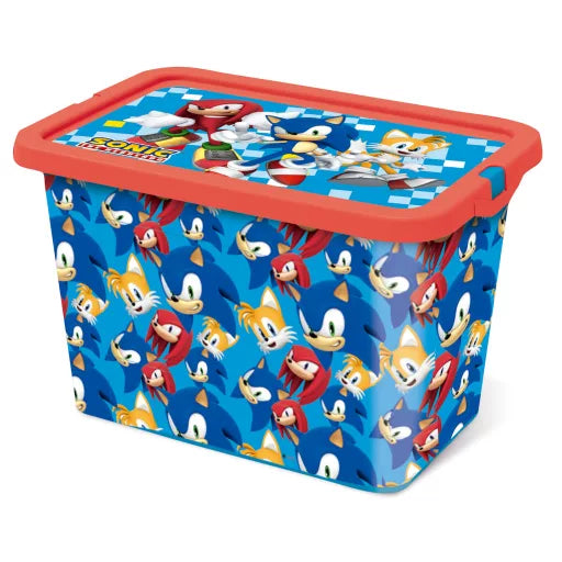 🌀📦 Boîte de rangement – Sonic le Hérisson et ses amis – 7 L
