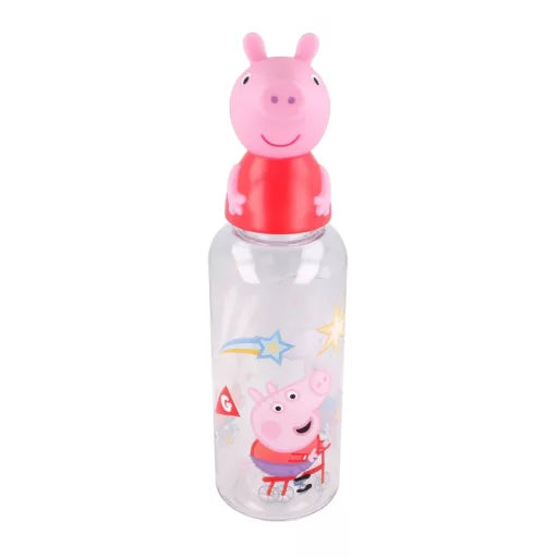🚲 Bouteille Figurine 3D Peppa Pig Cycle – 560 ml