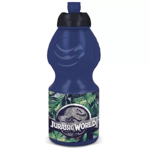 🦖 Bouteille de sport Jurassic World Tropical en plastique – 400 ml