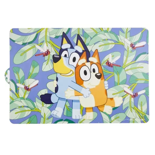 🐶🍃 Set de table – Bluey Feuilles – 43x28 cm – plastique