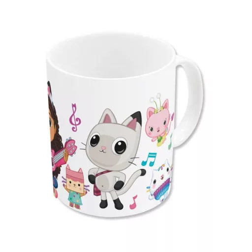 🎶 Mug en porcelaine Gabby’s Dollhouse – Music – 235 ml