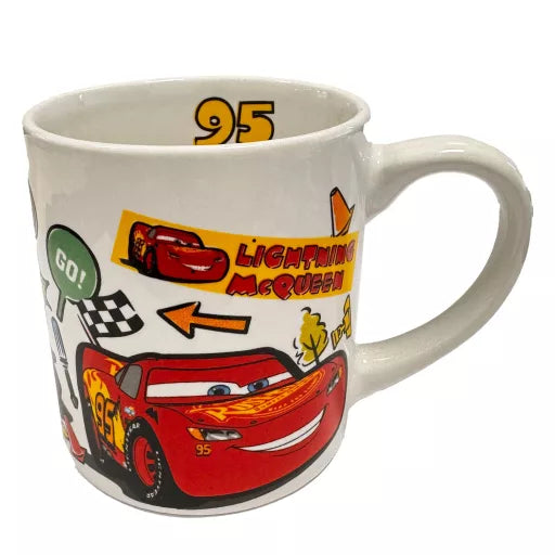 🏁 Mug en porcelaine Disney Cars – Verdák Stickers – 235 ml
