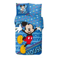 🎉🐭 Housse de couette Disney Mickey – Fun Adventure – 140 × 200 cm + Taie 65 × 65 cm