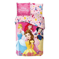 👑✨ Housse de couette Disney Princesses – Rêves Royaux – 140 × 200 cm + Taie 65 × 65 cm