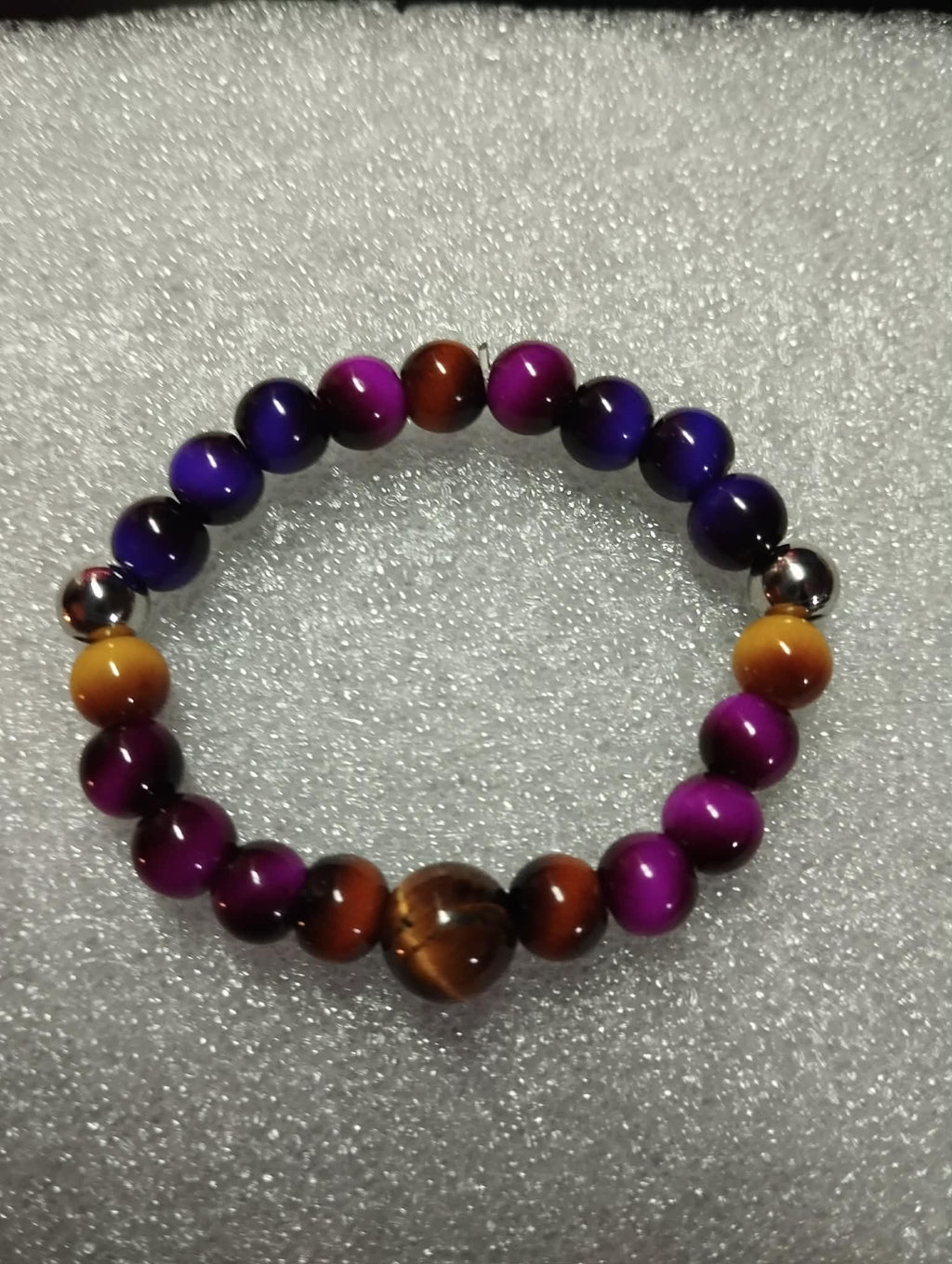Bracelet enfant en pierre synthétique – Personnalisable