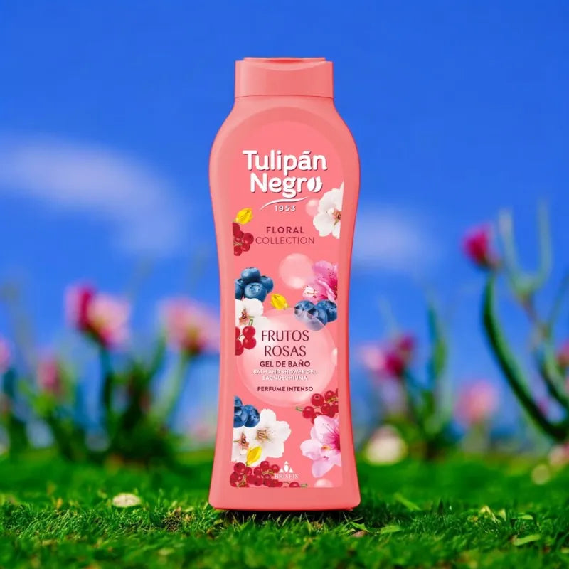 🌺🍇 Gel Douche Baies Roses – Tulipan Negro (650 ml)