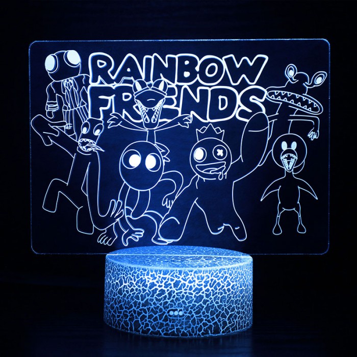 🌈💡 Lampe 3D Rainbow Friends – Roblox