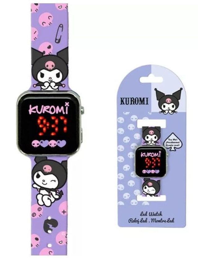 Montre Digitale LED Hello Kitty Kuromi – L’Heure des Copines Rebelles a Sonné ! ⏰🐱