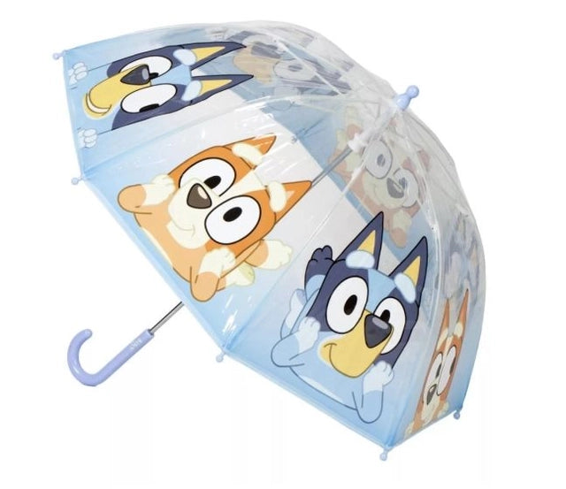 Parapluie Transparent Bluey Puddle – Ø71 cm d’Aventure pour Petits Explorateurs ☔✨