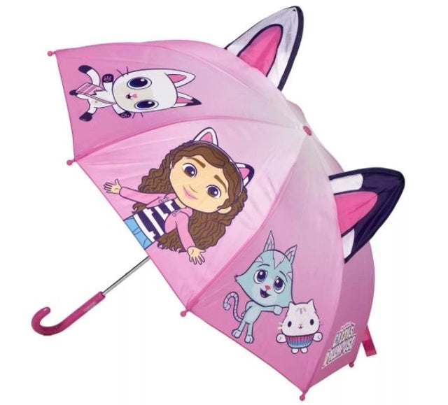 Parapluie Rose Gabby’s Dollhouse – Ø71 cm de Magie pour Petites Créatrices ☔✨
