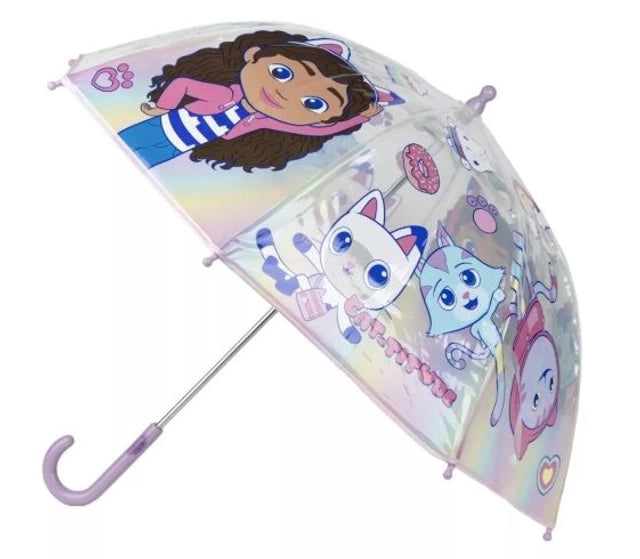 Parapluie Transparent Gabby’s Dollhouse – Ø71 cm de Magie Miniature pour Petites Créatrices ☔🎀