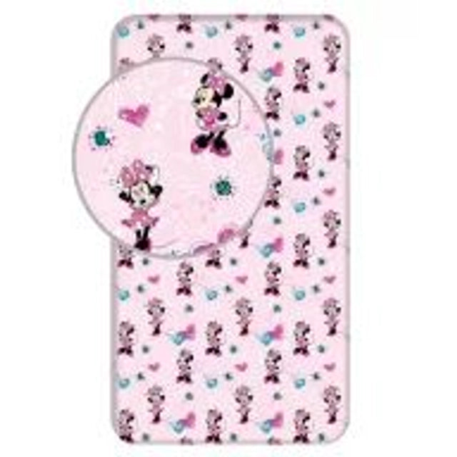 🌸 Drap-housse Disney – Minnie Flowers 🌸