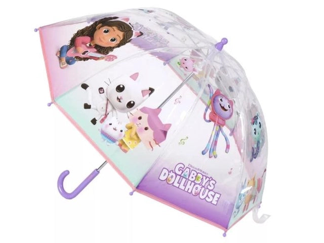 Parapluie Transparent Gabby’s Dollhouse – Ø71 cm de Magie Miniature pour Petites Créatrices ☔🎀