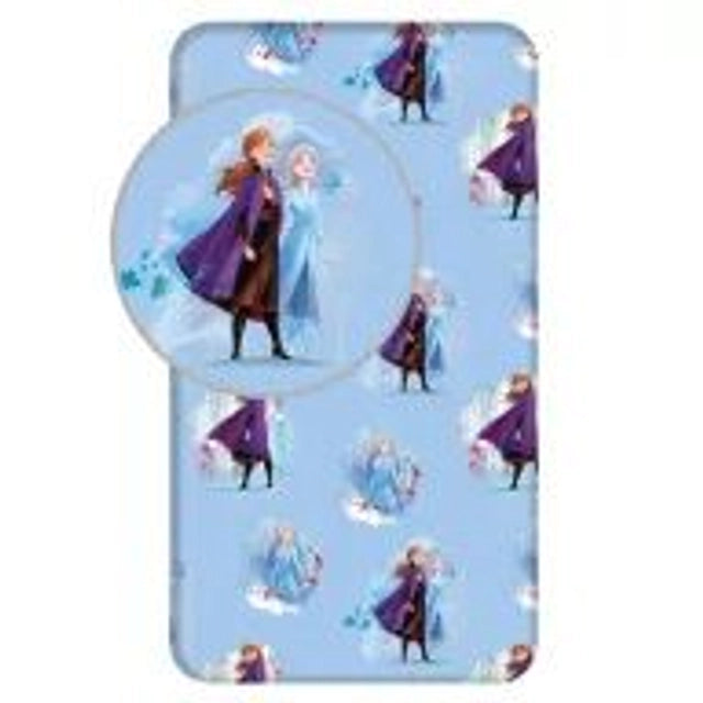 ❄ Drap-housse Disney – La Reine des Neiges Blue Leaves ❄