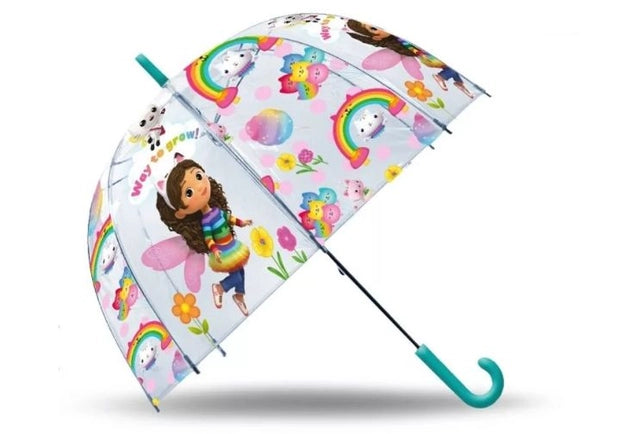 Parapluie Transparent Gabby’s Dollhouse – Ø70 cm de Magie pour Petites Créatrices ☔🎀
