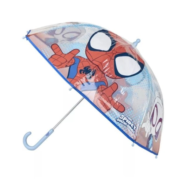 Parapluie Transparent Spiderman Spidey – Ø74 cm de Voltige pour Petits Héros Urbains ☔✨