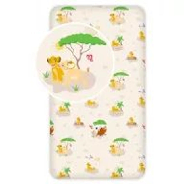 🌟 Drap-housse Disney Le Roi Lion – Les Arbres du Roi Lion 🌟