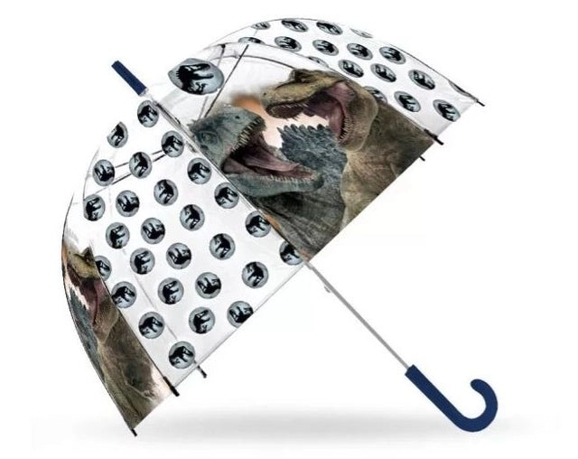 Parapluie Transparent Jurassic World – Ø70 cm de Rugissements pour Petits Explorateurs Préhistoriques ☔🦕