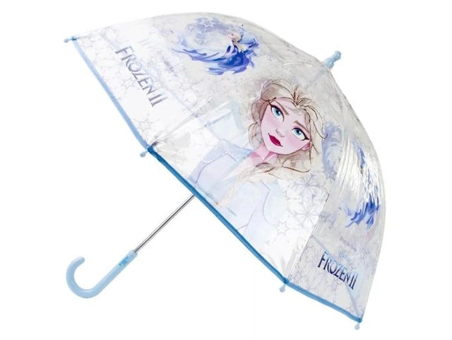 Parapluie Transparent Frozen Ice Queen – Ø71 cm de Grâce Givrée pour Petites Reines ☔✨