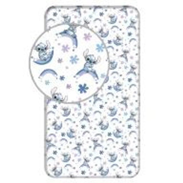 🌈 Drap-housse Disney Lilo & Stitch – Arc-en-ciel✨🐾