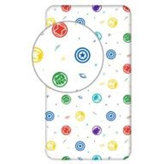 🦸 Drap-housse Avengers – Symbols ✨