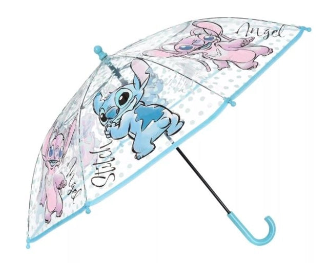 Parapluie Transparent Lilo & Stitch Hibiscus – Ø71 cm d’Aventure pour Petits Explorateurs Tropicaux ☔✨