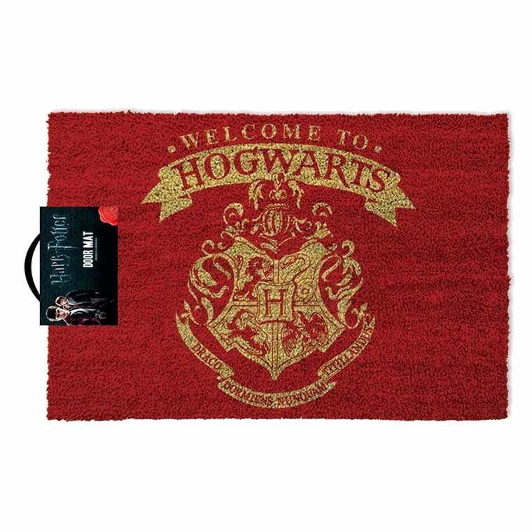 🧙♀️🏰 Paillasson Harry Potter – “Bienvenue à Poudlard” – 40 × 60 cm