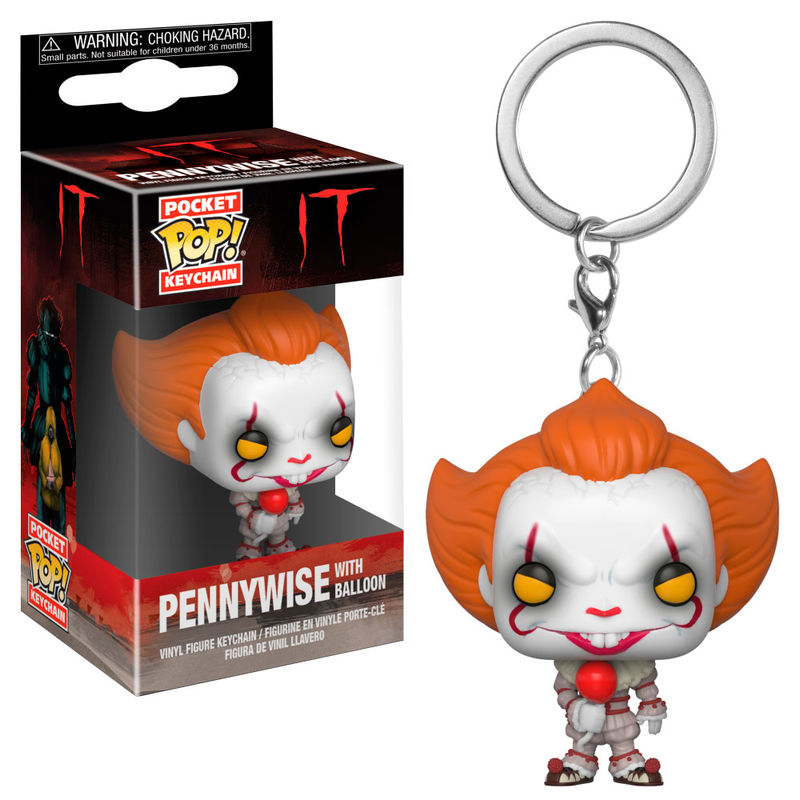 🔑🎈 Porte‑clés Pocket POP! IT : Pennywise avec ballon