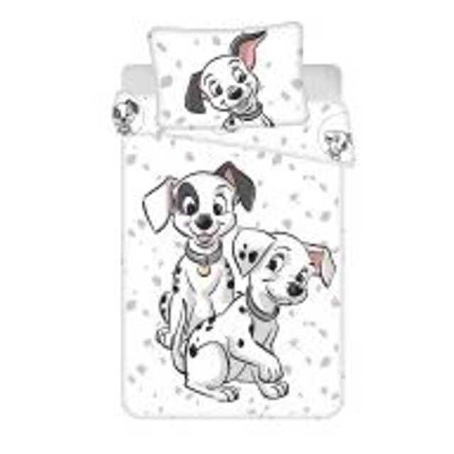 🐾✨ Parure de lit Disney 101 Dalmatiens – 101 Puppies White 💤🐶