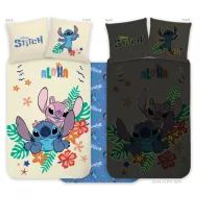 🌙✨ Housse de couette phosphorescente Disney Lilo et Stitch – The Star Dog Aloha 🌺🐶⭐