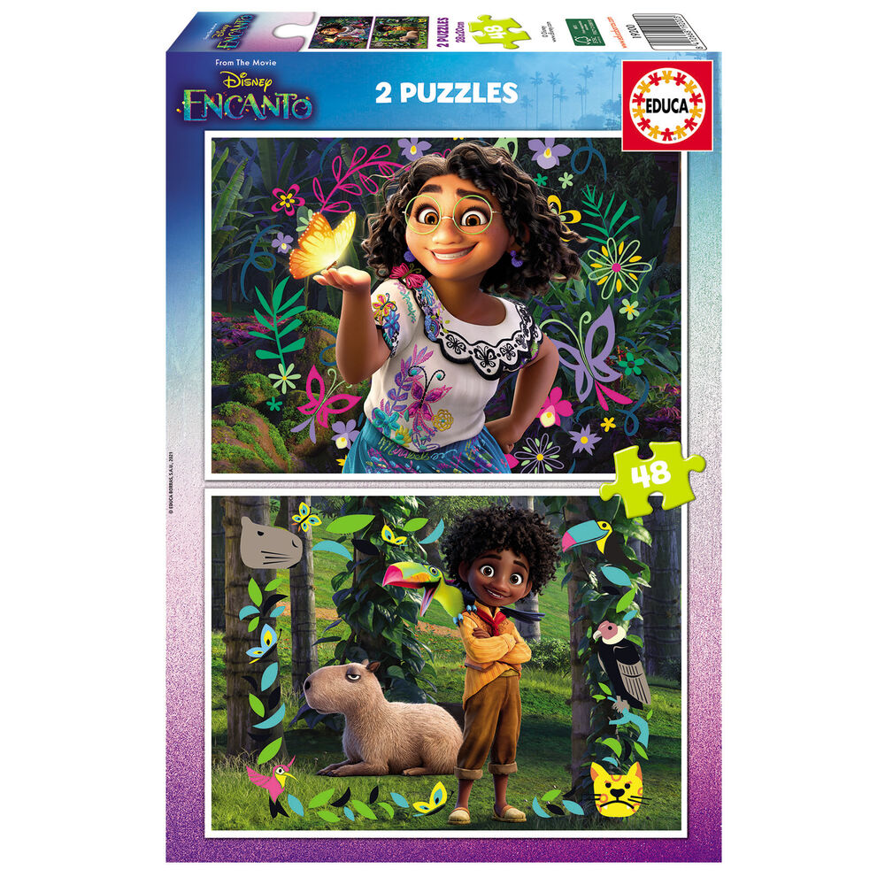✨🧩 Puzzle Disney Charm – 2 × 48 pièces