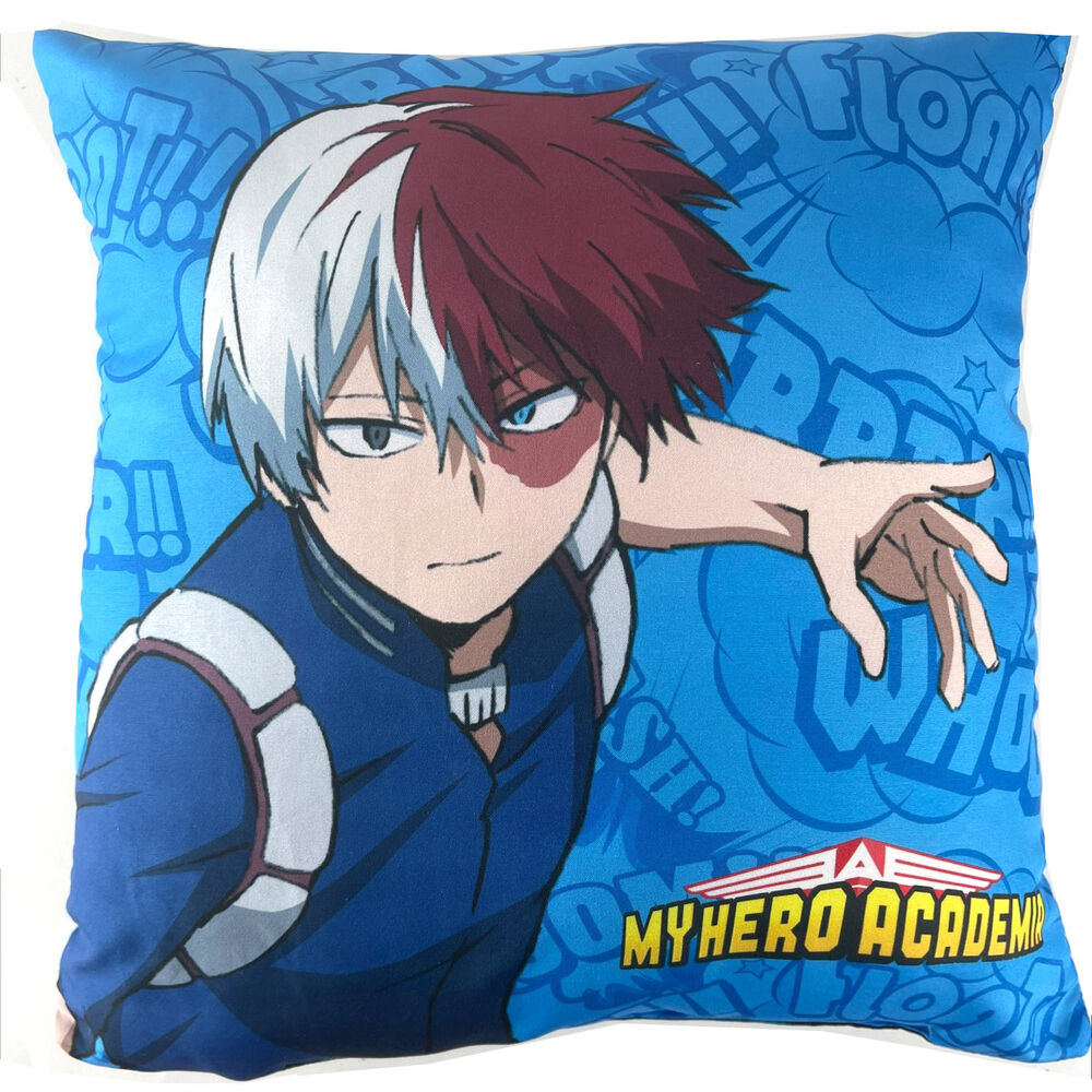 💥🦸 Coussin My Hero Academia – 35 × 35 cm