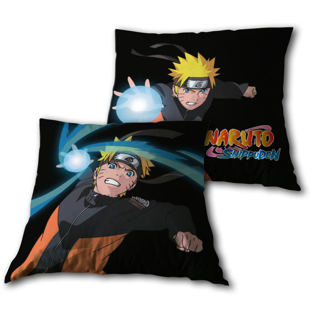 🍥🌀 Coussin Naruto Shippuden – 35 × 35 cm