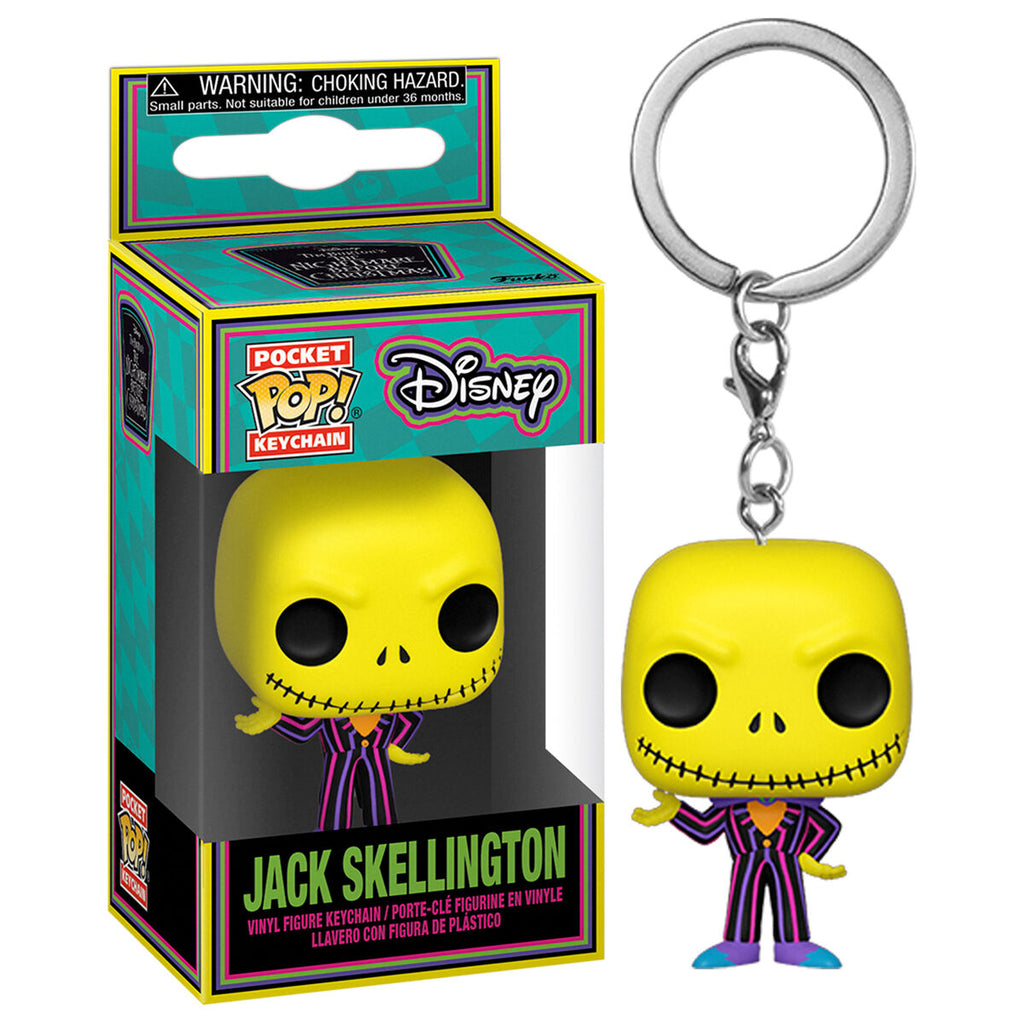 🔑 Porte-clés Pocket POP Jack Skellington – Nightmare Before Christmas 🎃