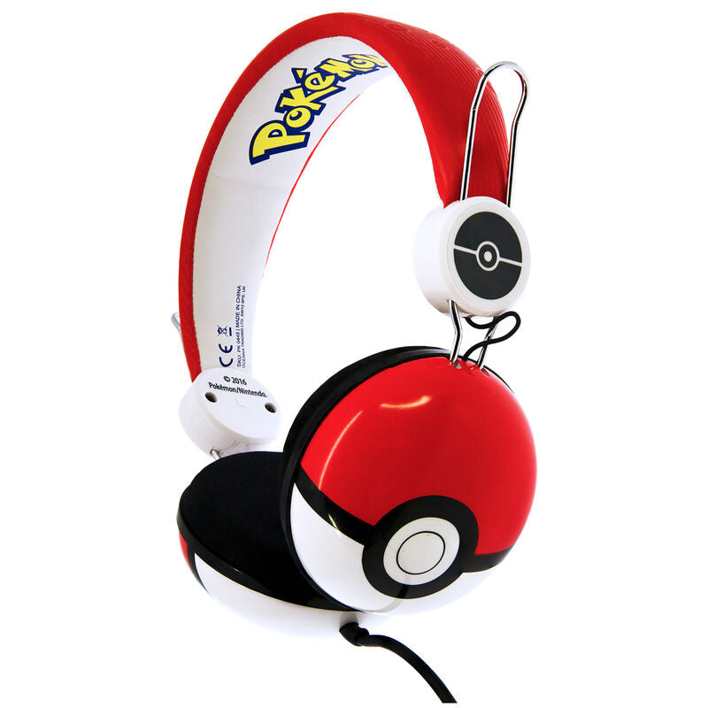 🎧⚡ Casque audio filaire – Pokémon Pokéball Universel