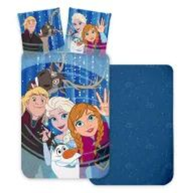 ❄️✨ Parure de lit Disney Frozen – Friends ⛄💙