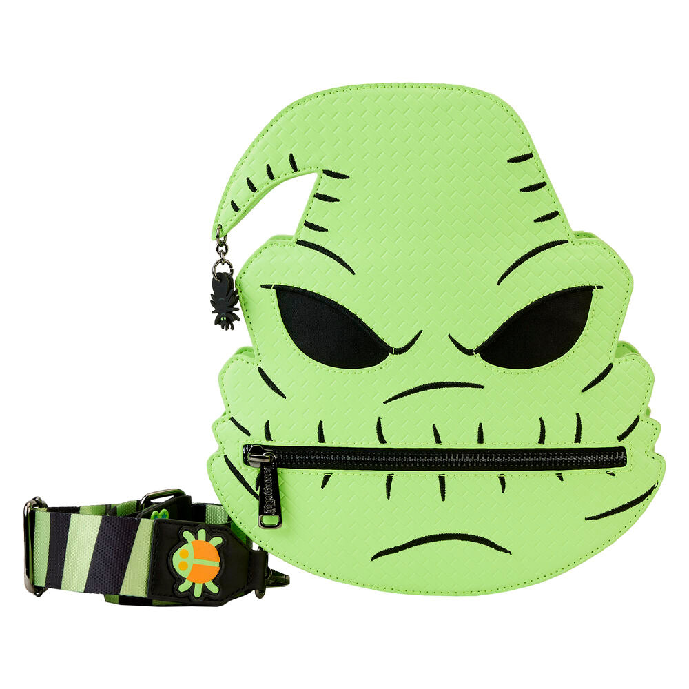 🎲🌙 Sac bandoulière Disney Oogie Boogie – Loungefly (17,5 × 25 × 5 cm)