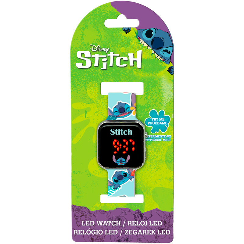 ⌚🌺 Montre LED – Stitch