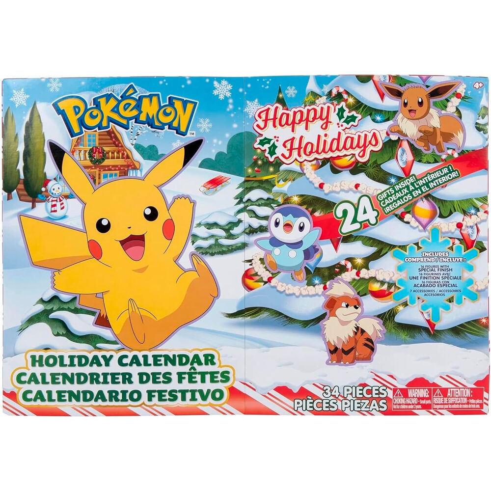 ⚡ Calendrier de l’Avent Pokémon – 24 Jours de Surprises Électrisantes 💝