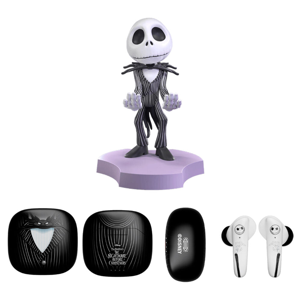 🎧🎃 Pack Disney – Mini Câbleur + Écouteurs sans fil Jack Skellington
