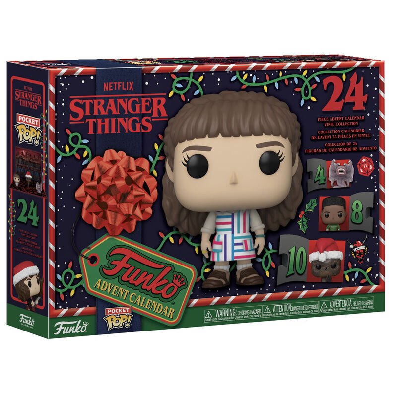 👾 Calendrier de l’Avent Stranger Things – 24 Funko Pocket Pops à Collectionner 💫