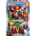 💥🧩 Puzzle Avengers Marvel – 2 × 48 pièces